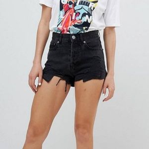 High Waisted Jean Shorts Asos on Sale 